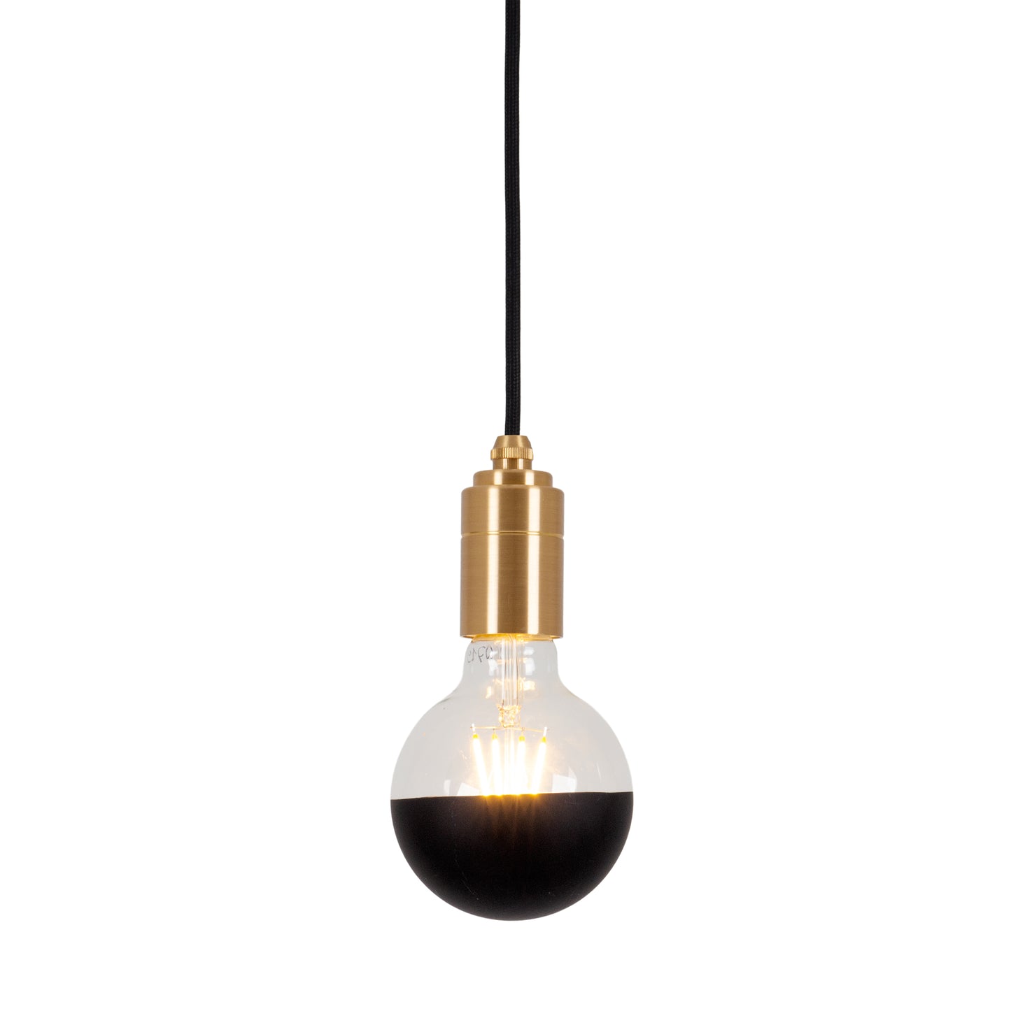 2er-Set LED Leuchtmittel "TOMY" E27/5W schwarz - E27, 5 Watt, 510 Lumen, 2700 Kelvin, aus Metall und Glas, schwarz  dimmbar