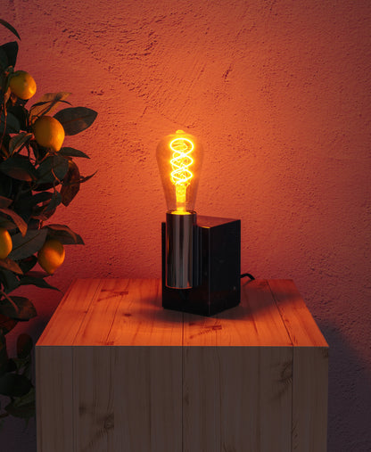 3er-Set E27 LED Leuchtmittel "DILLY" H: 14,6cm warmweiß