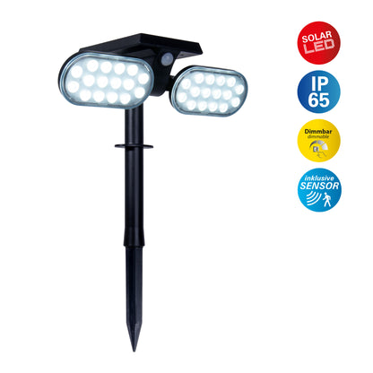 LED Solarstrahler "PACO" H: 42,6 cm