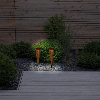 2er-Set LED Solarleuchte "PAULA" H: 40cm