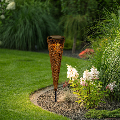 2er-Set LED Solarleuchte "PAULA" H: 40cm