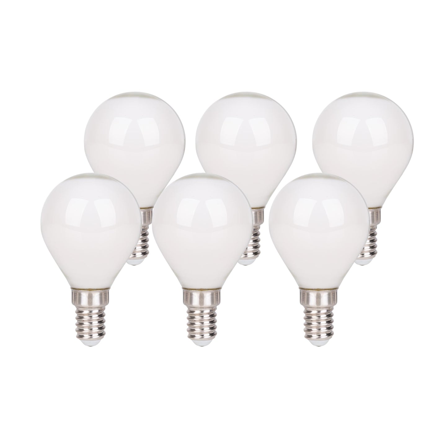 6er-Set LED Leuchtmittel "DAFFY" H: 7,7cm warmweiß