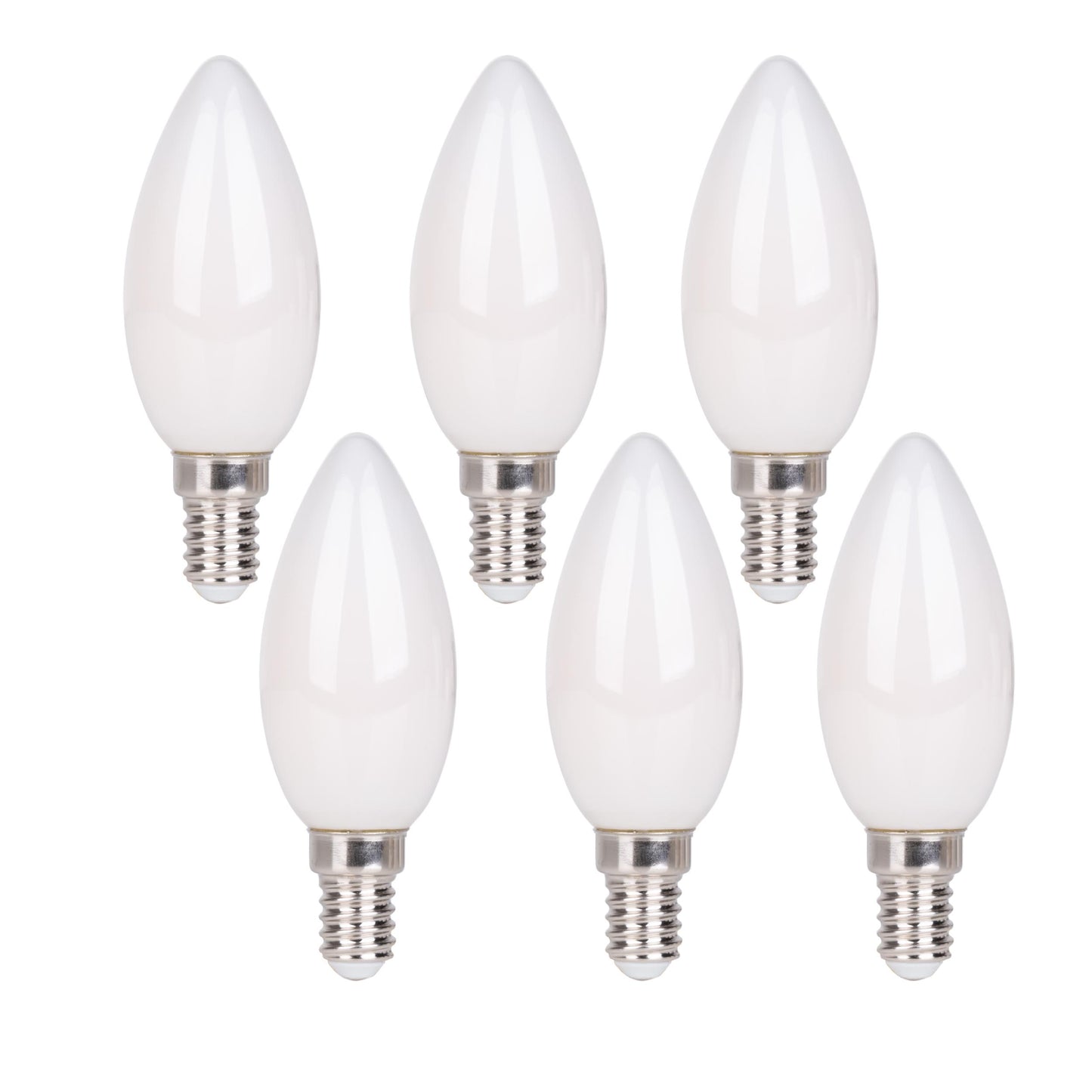 6er-Set LED Leuchtmittel "DAFFY" H: 10,2cm warmweiß