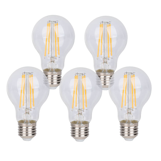 5er-Set LED Leuchtmittel "DAFFY" H: 10,5cm warmweiß
