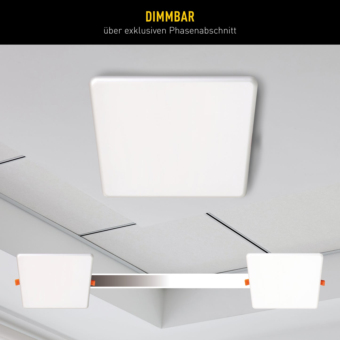 LED Einbauleuchte "SUMA" L/B: 21,5cm