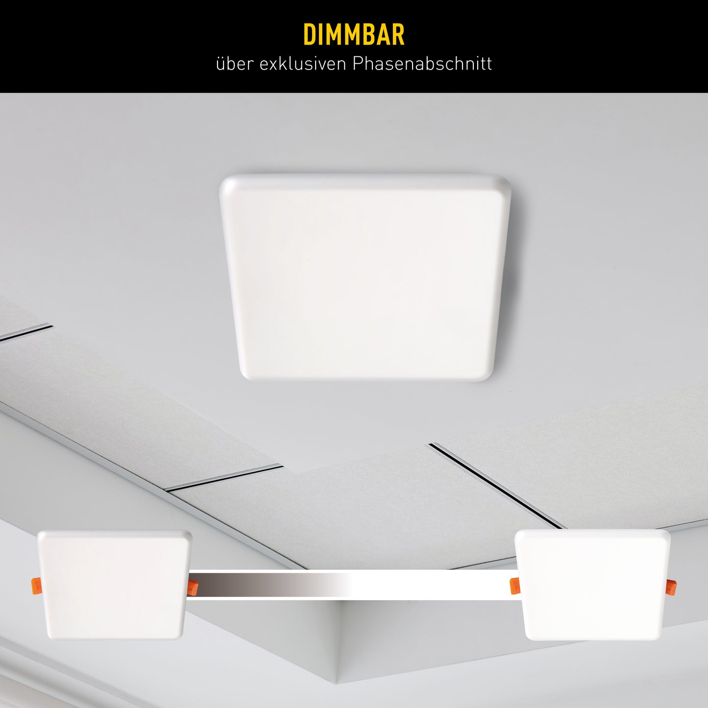 LED Einbauleuchte "SUMA" L/B: 15,5cm