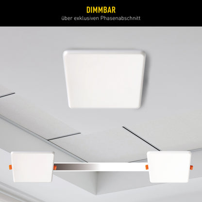 LED Einbauleuchte "SUMA" L/B: 15,5cm