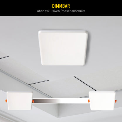 LED Einbauleuchte "SUMA" L/B: 15,5cm