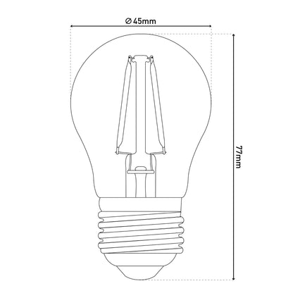 6er-Set LED Leuchtmittel "DAFFY" dimmbar