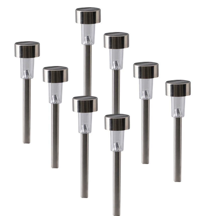 8er-Set LED Solar-/Erdspieß "EDDA"