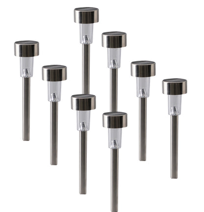 8er-Set LED Solar-/Erdspieß "EDDA"