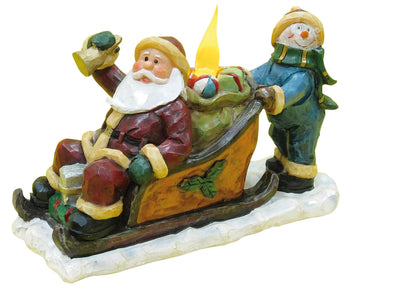 LED Weihnachtsmann und Schneemann