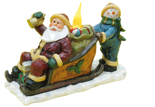LED Weihnachtsmann und Schneemann