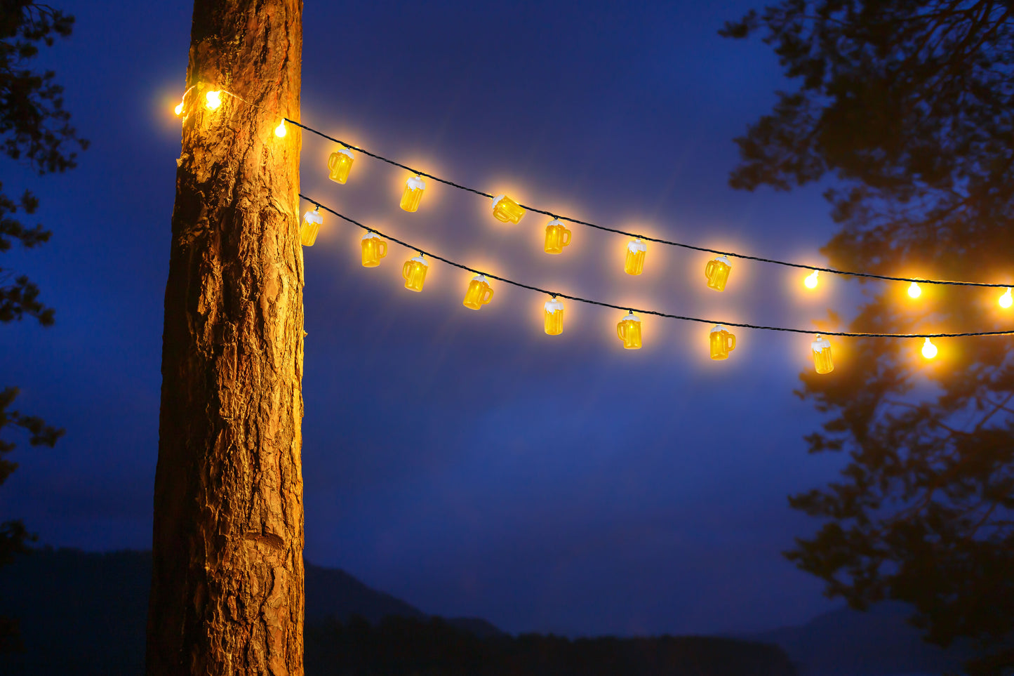 LED-Lichterkette "BIERKRUG"