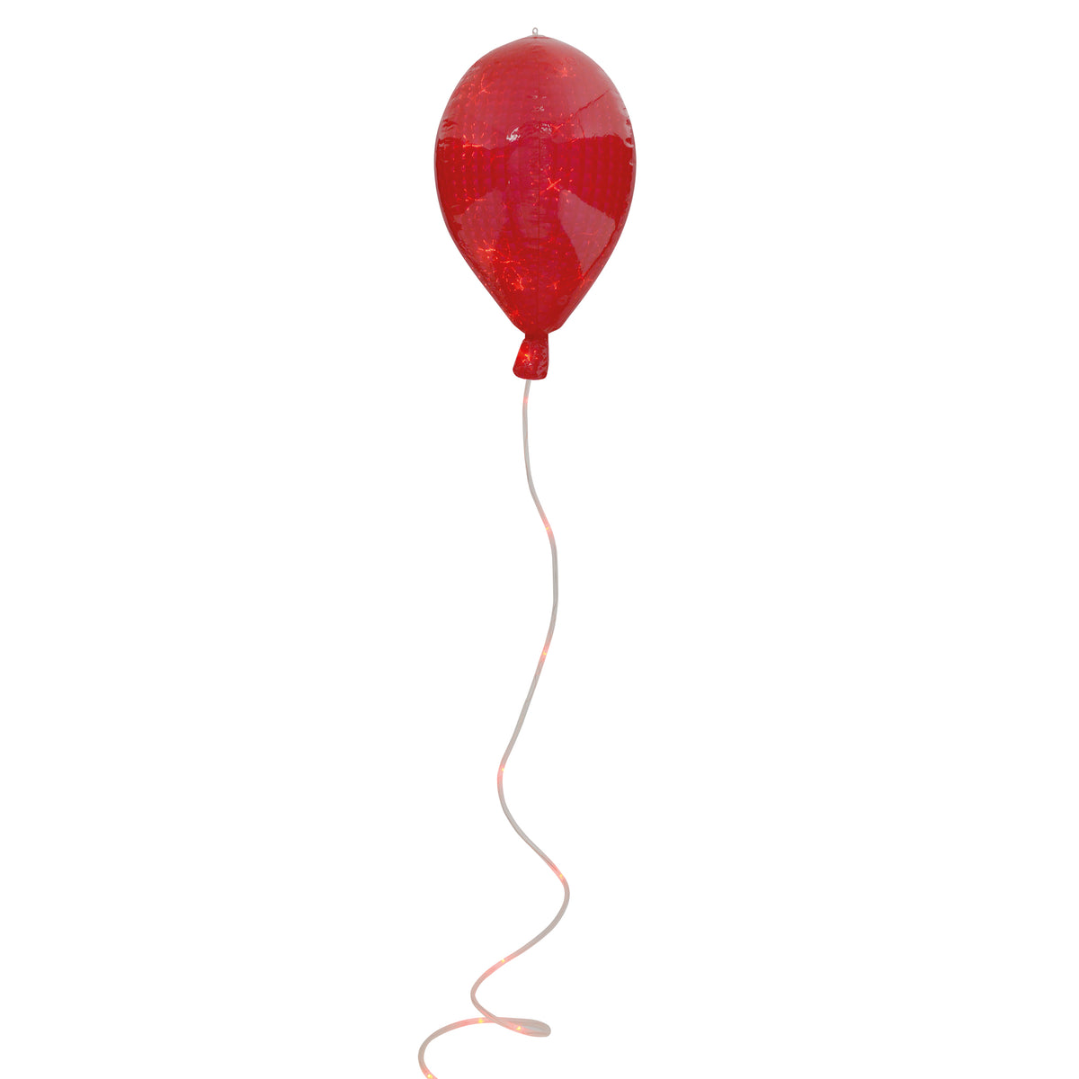 LED Dekoballon H: 50cm rot