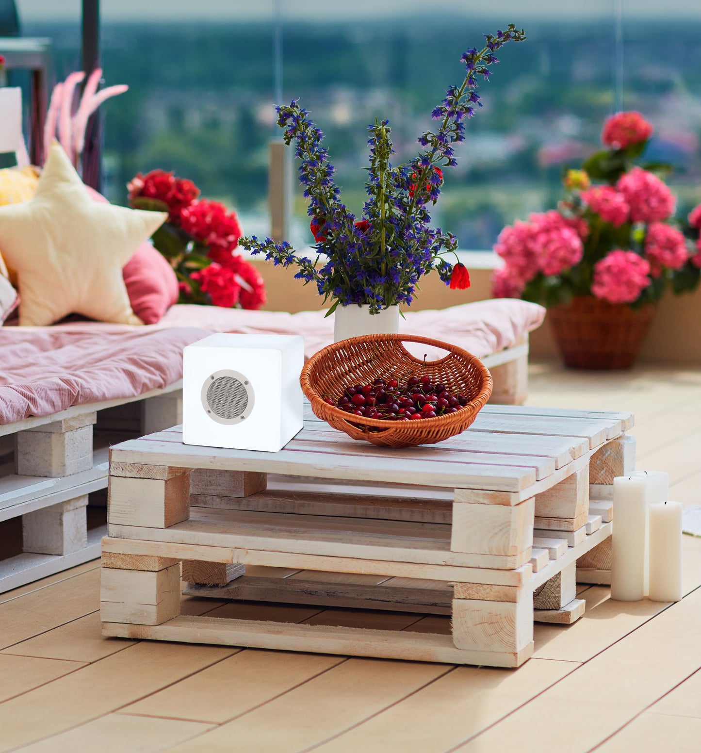 Deko-Würfel mit Bluetooth "CUBE"
