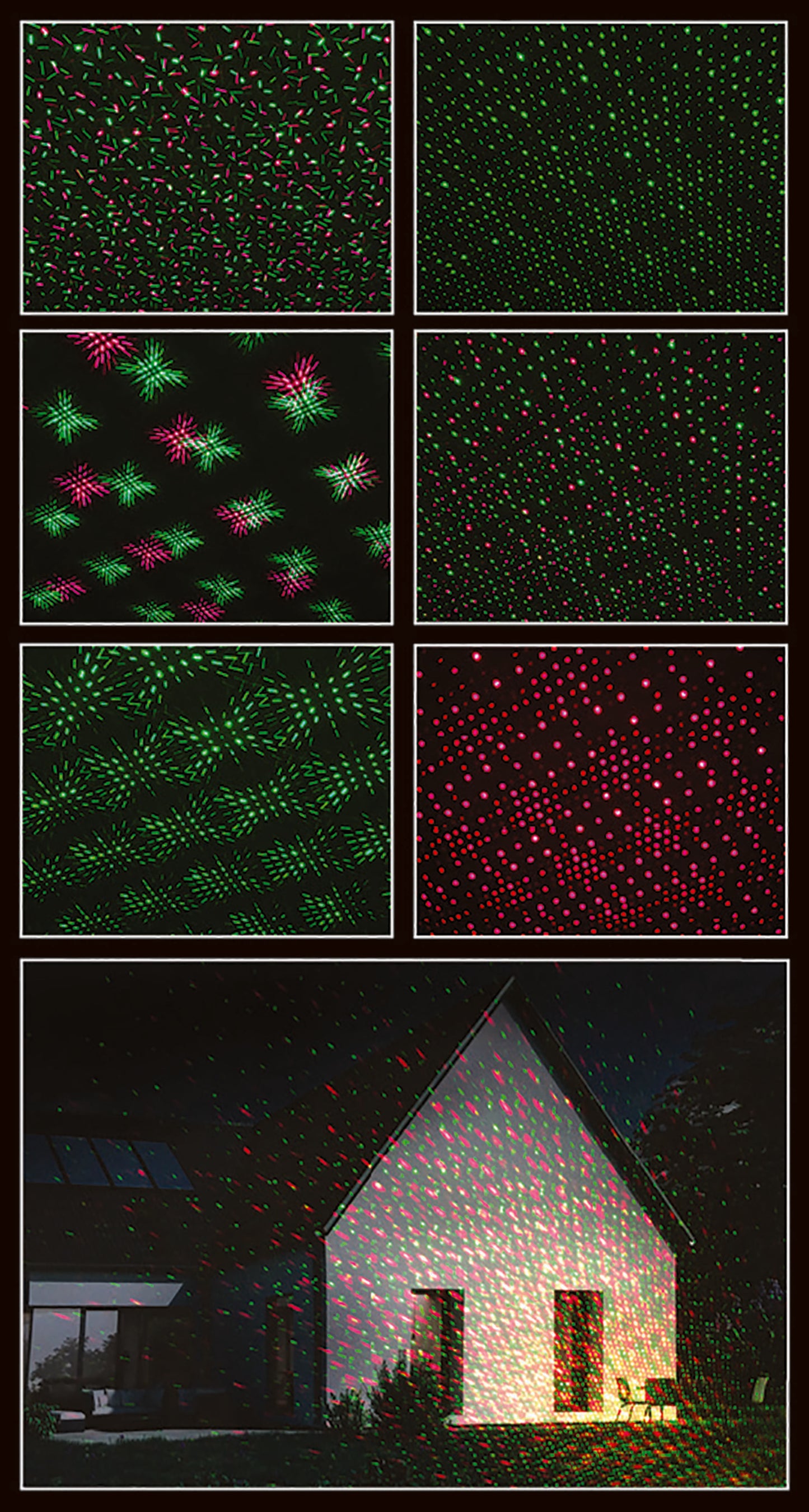 Effektbeleuchtung/Außenerdspieß mit Projektor H: 19,5cm