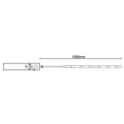 LED-Stripe mit PIR Sensor Indoor 1 m