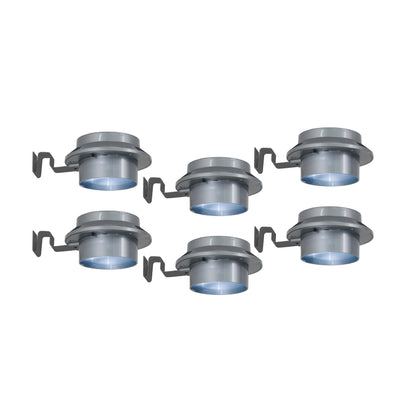 6er-Set LED Solar-/Dachrinnenleuchte "MISTRA"