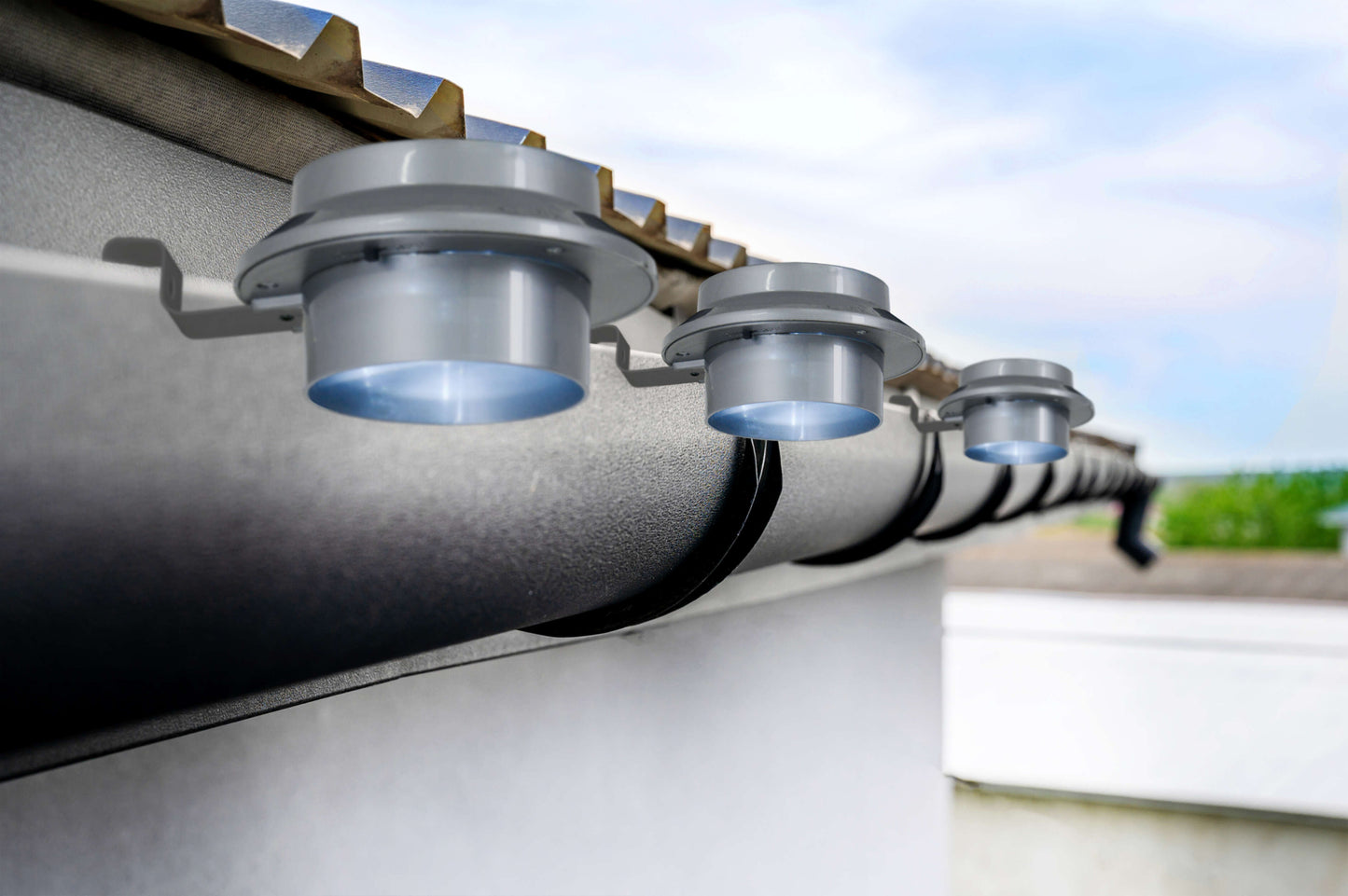 6er-Set LED Solar-/Dachrinnenleuchte "MISTRA"
