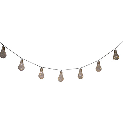 10er Solarlichterkette "GLÜHBIRNE" L: 300cm