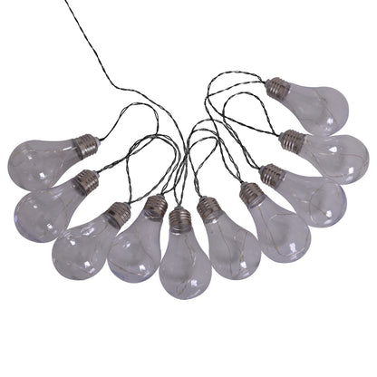 10er Solarlichterkette "GLÜHBIRNE" L: 300cm