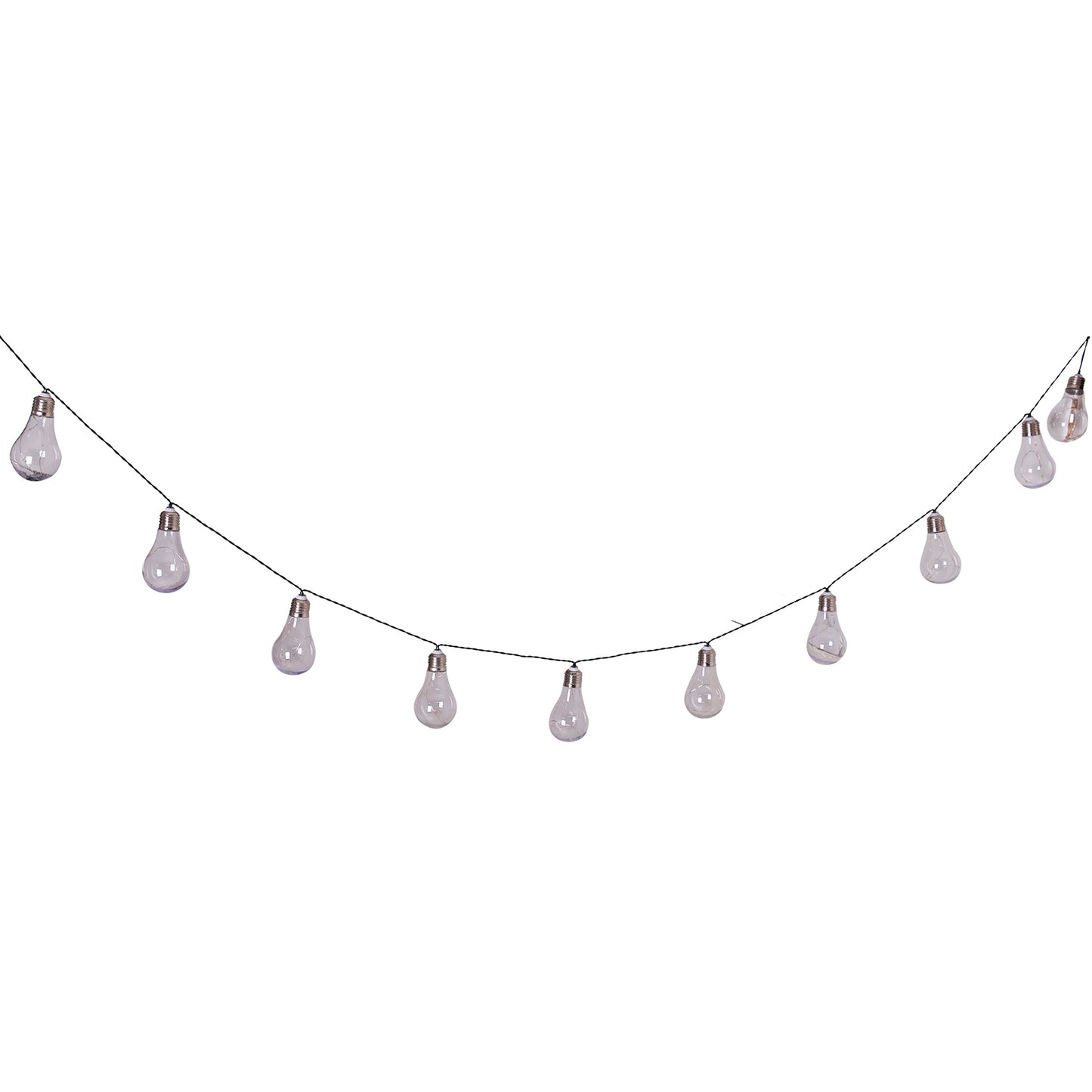 10er Solarlichterkette "GLÜHBIRNE" L: 300cm