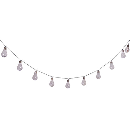 10er Solarlichterkette "GLÜHBIRNE" L: 300cm