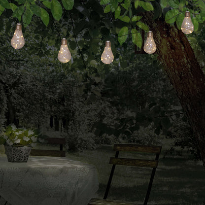 10er Solarlichterkette "GLÜHBIRNE" L: 300cm