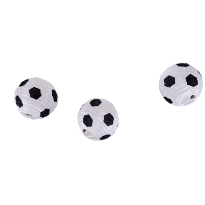 20er LED Solar-Lichterkette Textil "Fußball"