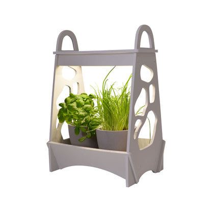 LED-Mini-Garten h: 50cm weiß "GARDEN"