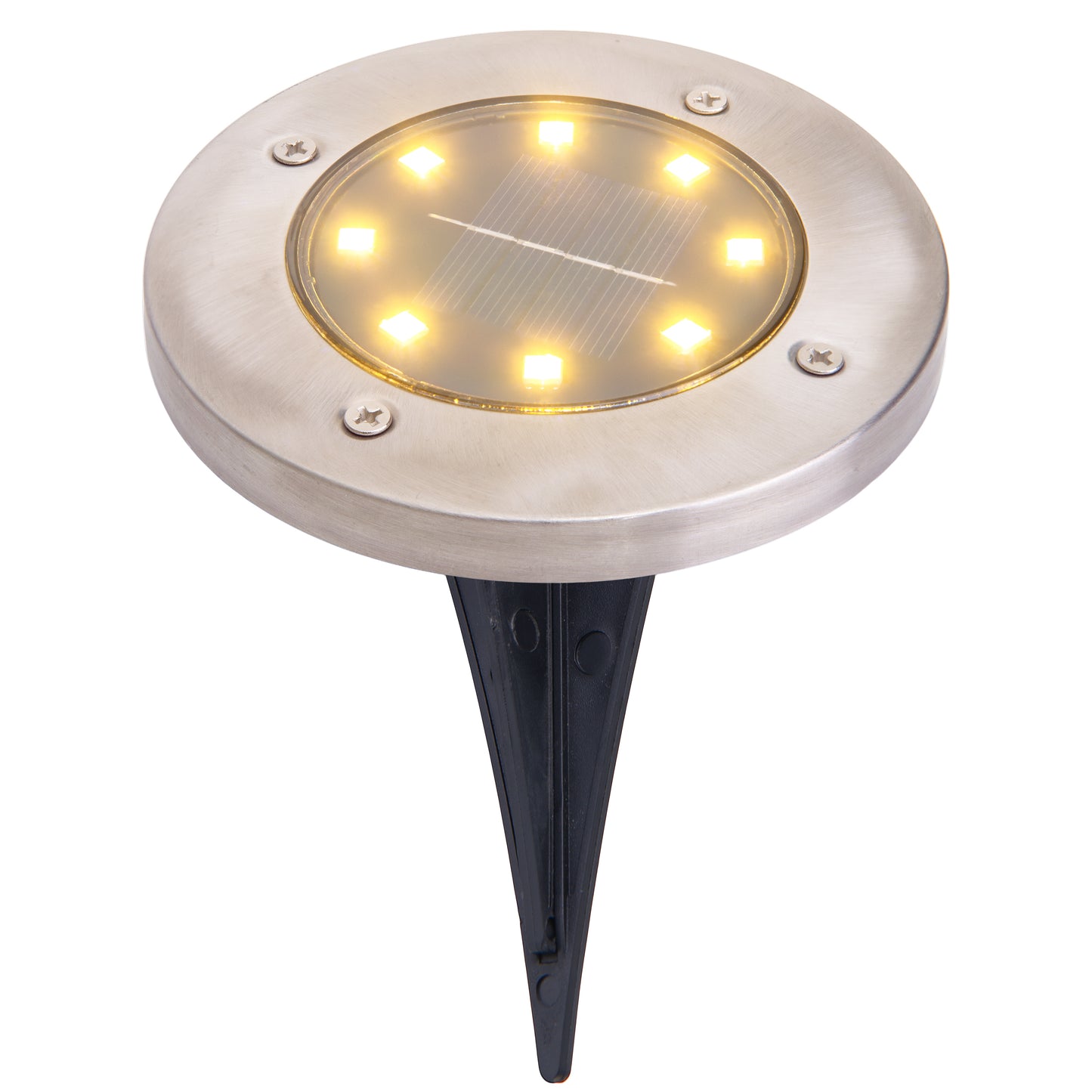 6er-Set LED Solar-/Bodenerdspieß "KIAN" Ø: 12 cm