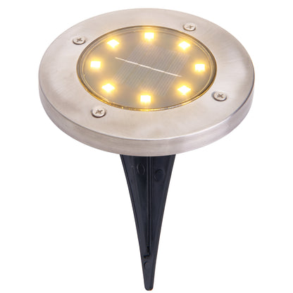 6er-Set LED Solar-/Bodenerdspieß "KIAN" Ø: 12 cm