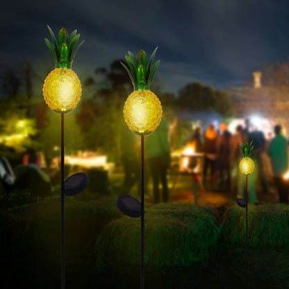 Solar Erdspieß "ANANAS" orange H: 81cm