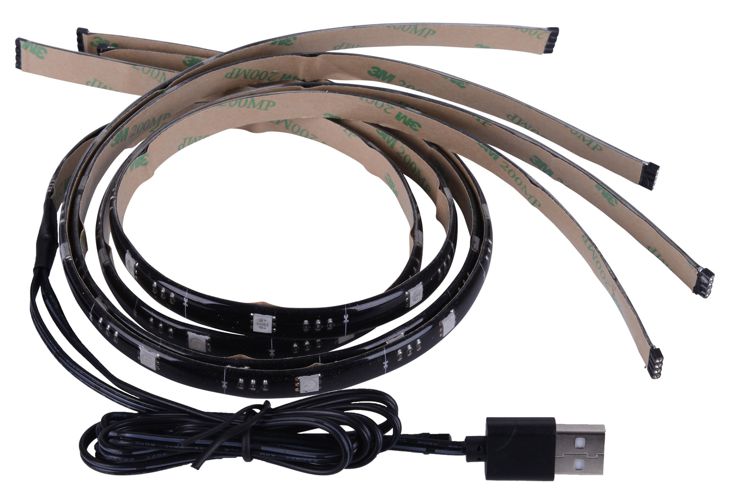 LED TV-Stripe 4x 50cm RGB