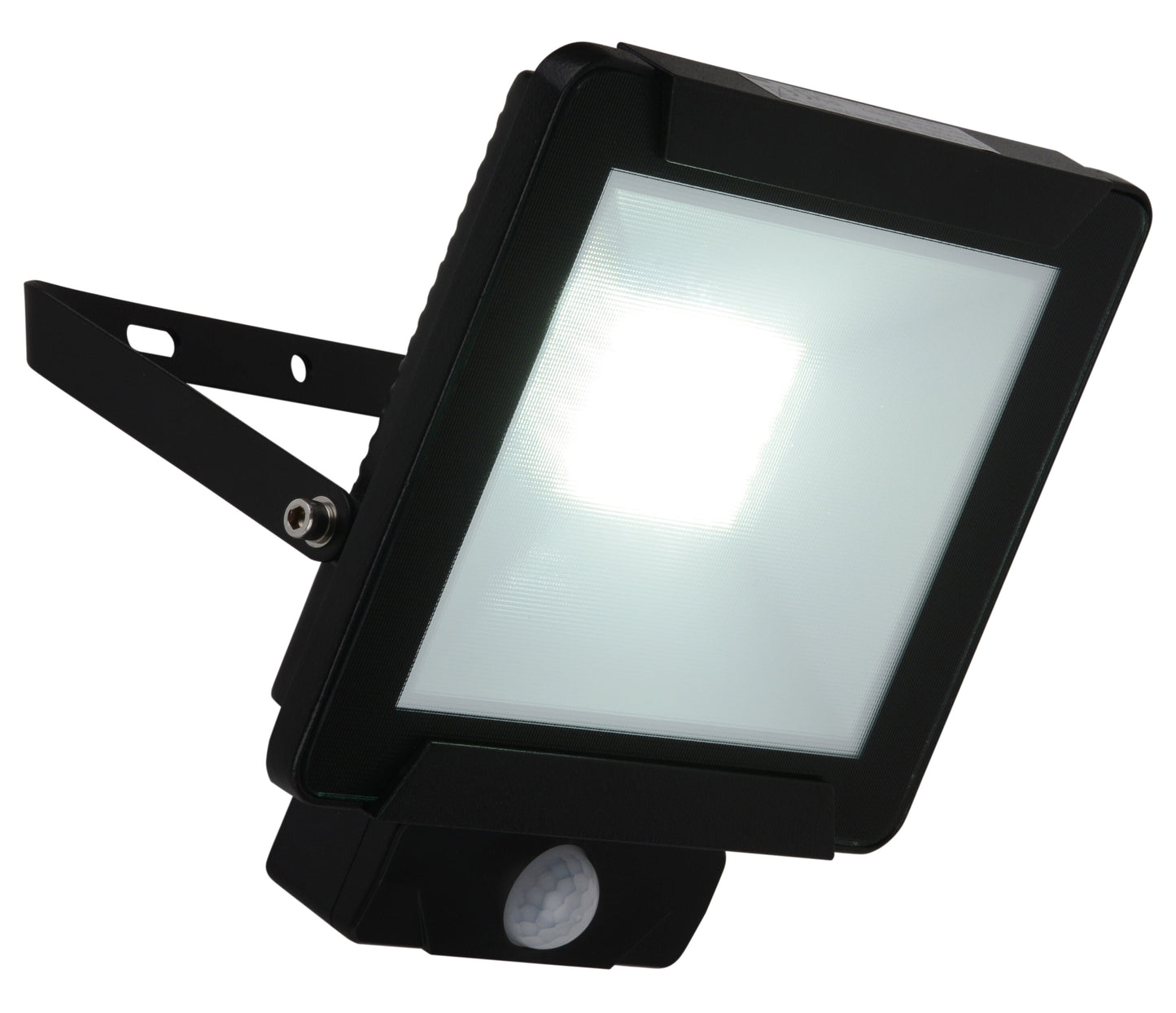 LED Außenleuchte "RADIA" L: 18,5cm 30W inkl. Sensor / schwarz