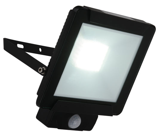 LED Außenleuchte "RADIA" L: 18,5cm 30W inkl. Sensor / schwarz