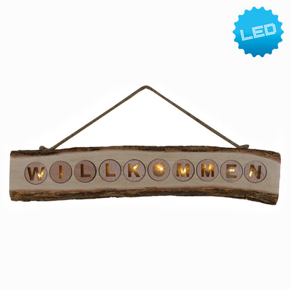 LED-Dekoleuchte "WILLKOMMEN"
