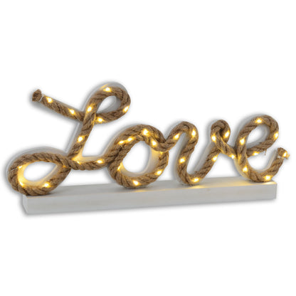 LED Deko-/Tischleuchte "LOVE" H: 20cm