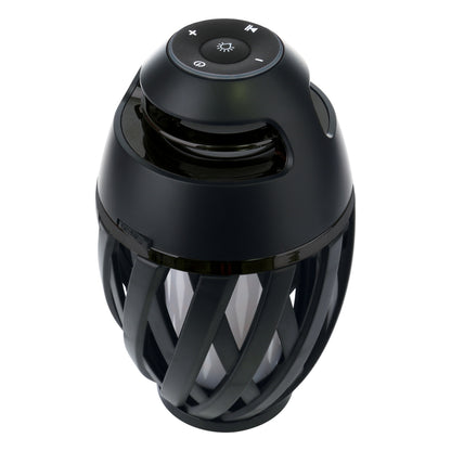 LED Tischleuchte "MUNA" H: 16,5cm inkl. BT-Speaker