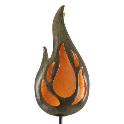 LED Solar Erdspieß "FLAMME" H: 84cm