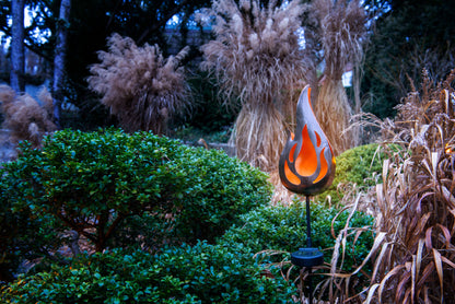 LED Solar Erdspieß "FLAMME" H: 84cm