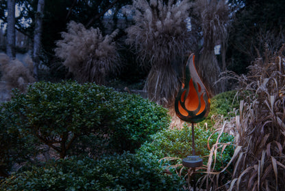 LED Solar Erdspieß "FLAMME" H: 84cm