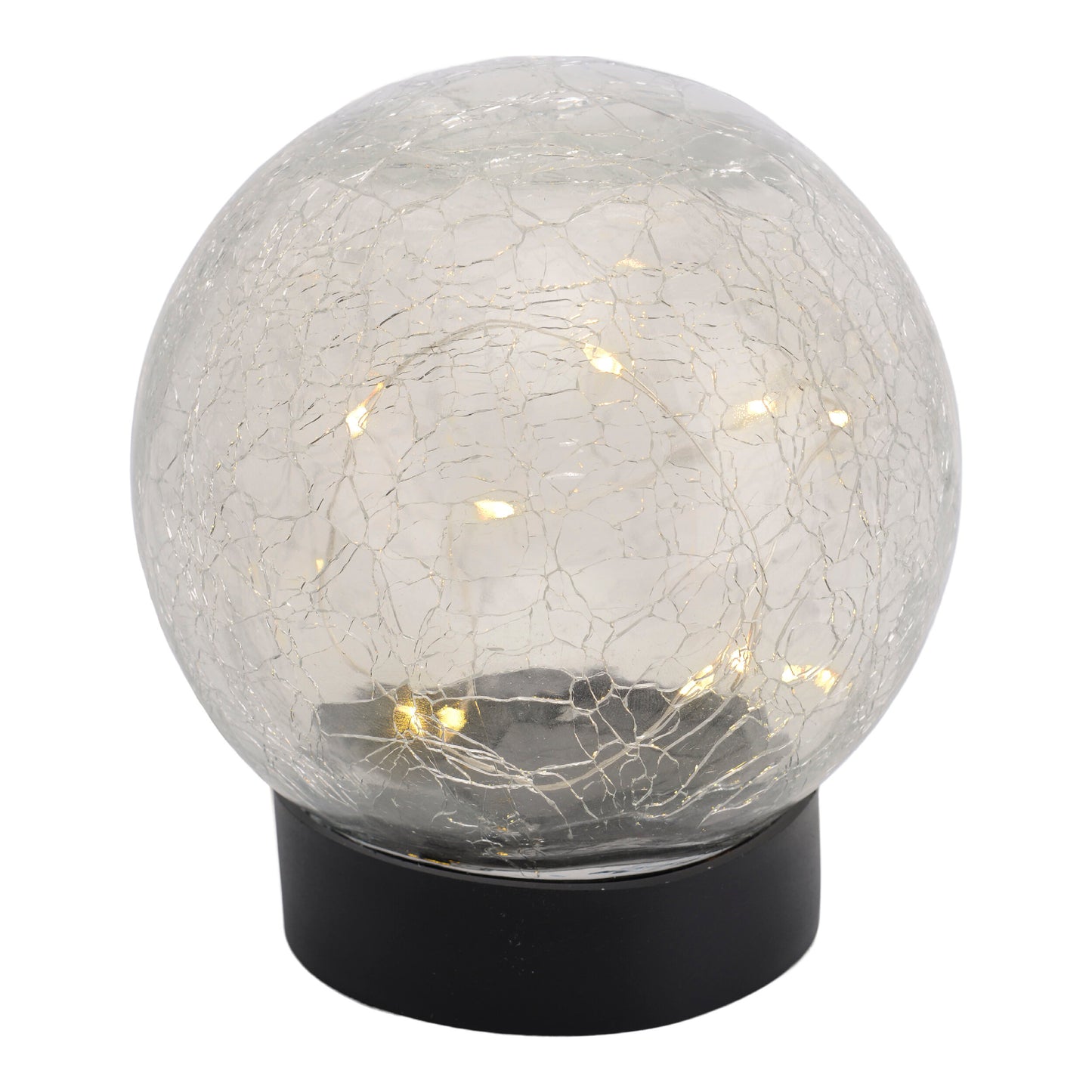 3er-Set LED Solar-/Tischleuchte/Erdspieß "CRACKLE" l/b: 12cm