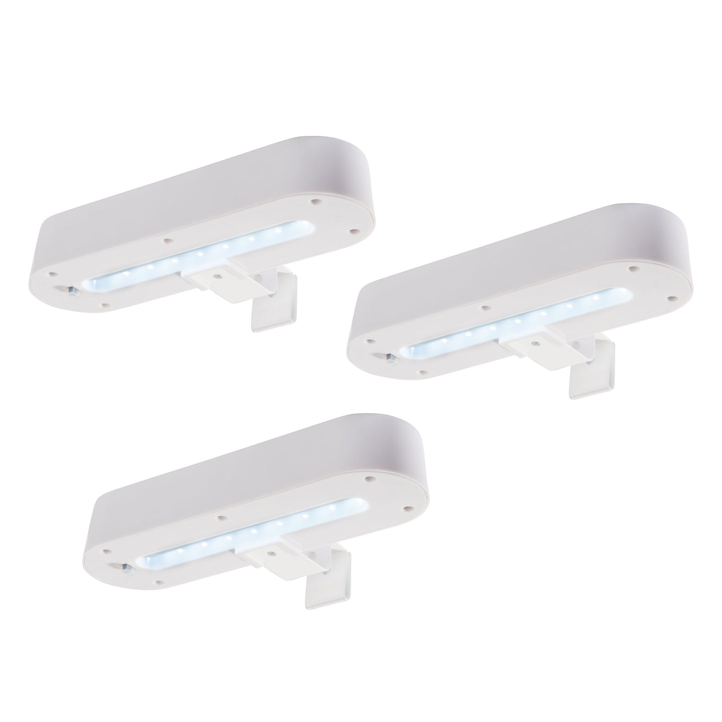 3er-Set Solarleuchte "GARDEN LIGHT" L: 20cm weiß