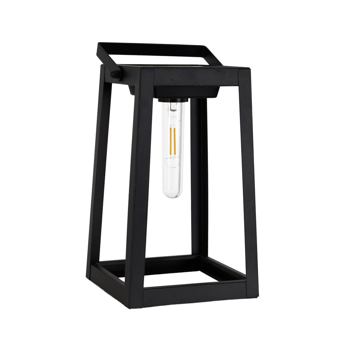 LED Deko-/Solarleuchte H: 25,5cm schwarz