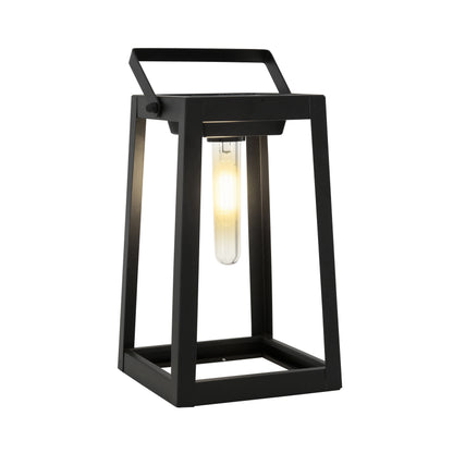 LED Deko-/Solarleuchte H: 25,5cm schwarz