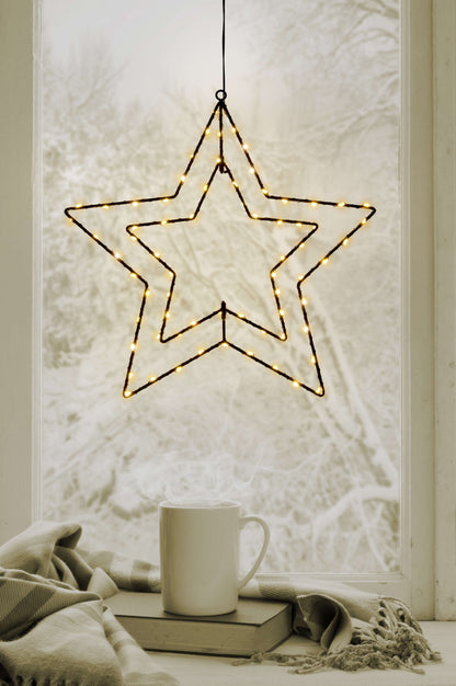 LED Outdoor Weihnachtsleuchte "Stern" Ø: 40 cm