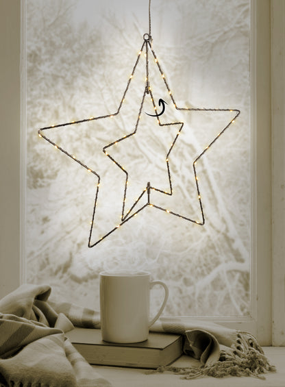 LED Outdoor Weihnachtsleuchte "Stern" Ø: 40 cm