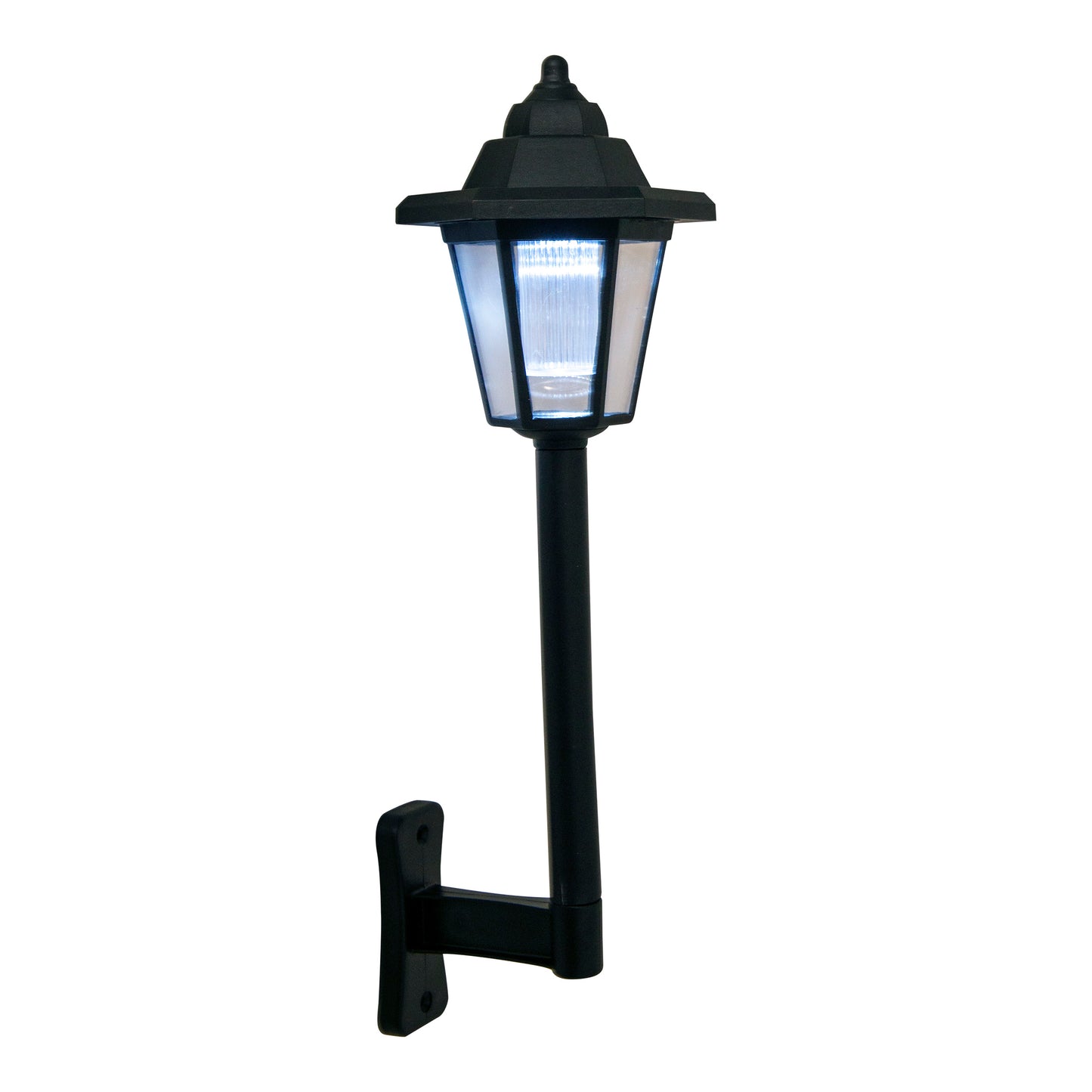 3er-Set LED Solar-/Erdspieß-/Wandleuchte 2-in-1